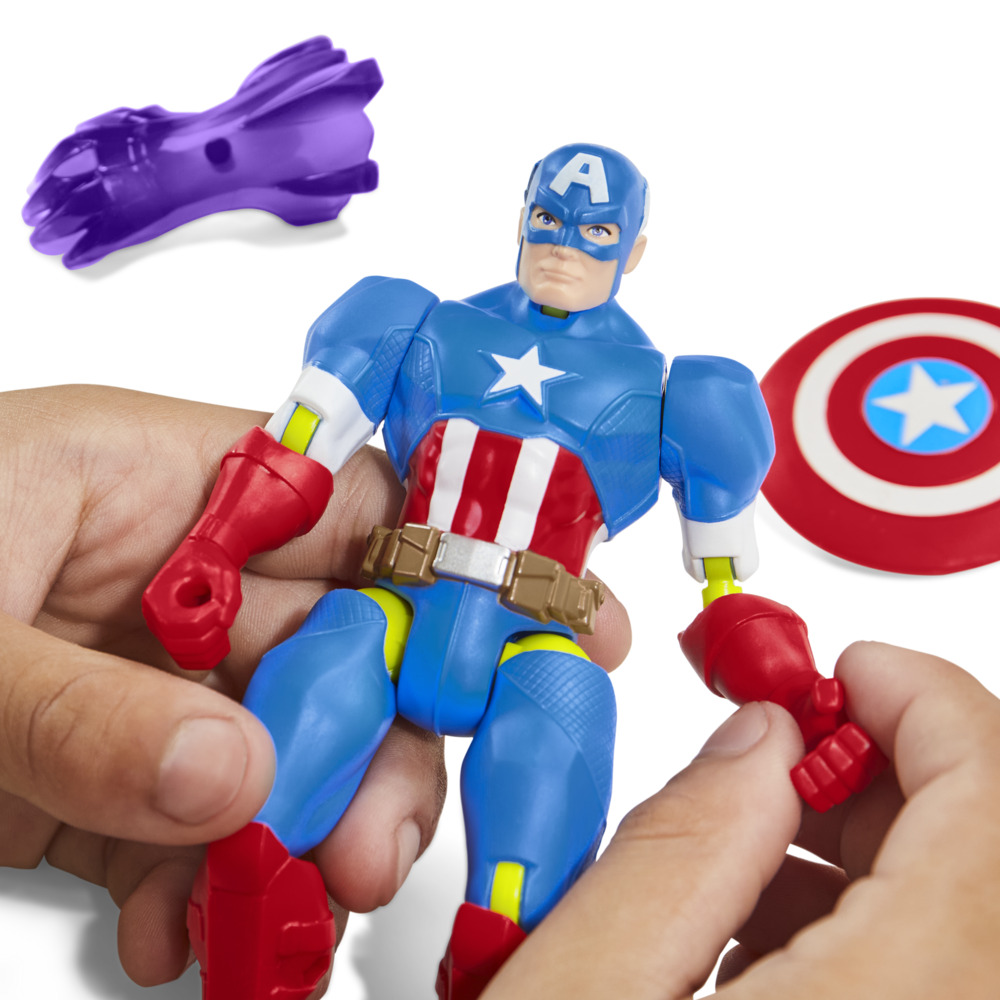 FIGURA DE ACCIÓN MARVEL AVENGERS MIXMASHERS CAPITÁN AMÉRICA - 6