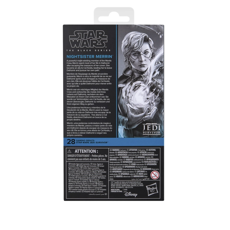 FIG STAR WARS JEDI BLACK SERIES SURVIVOR NIGHTSISTER MERRIN - 3