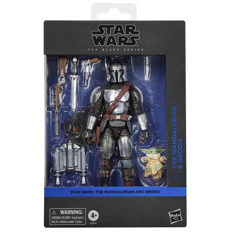 FIG. ACCION STAR WARS BLACK SERIES THE MANDALORIAN & GROGU DELUXE - 2