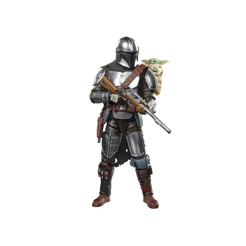 FIG. ACCION STAR WARS BLACK SERIES THE MANDALORIAN & GROGU DELUXE - 5