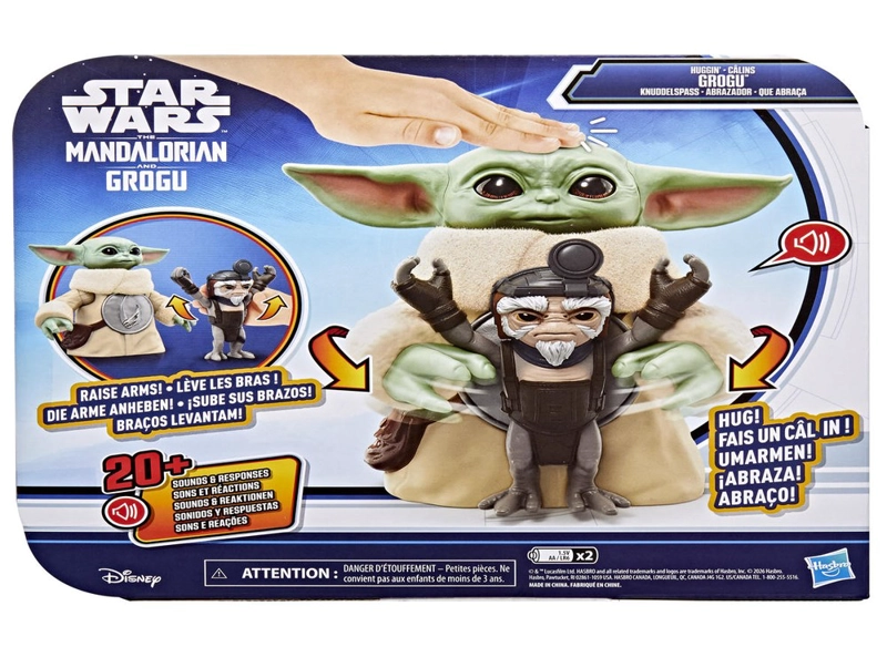 FIGURA DE ACCION STAR WARS ABRAZADOR GROGU - 4