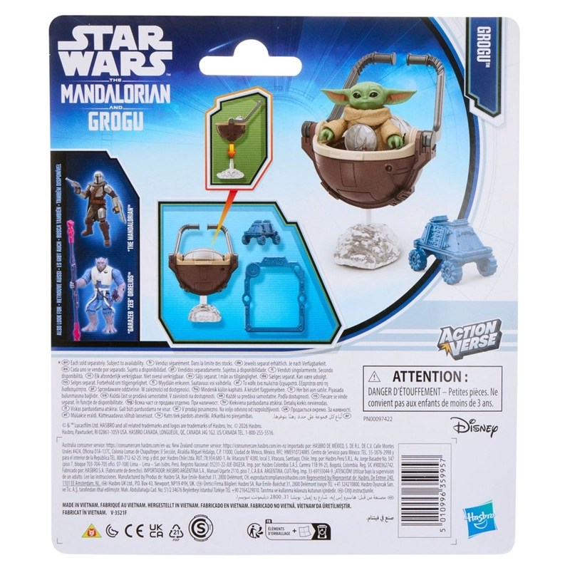 FIGURA STAR WARS ACTIONVERSE GROGU - 4