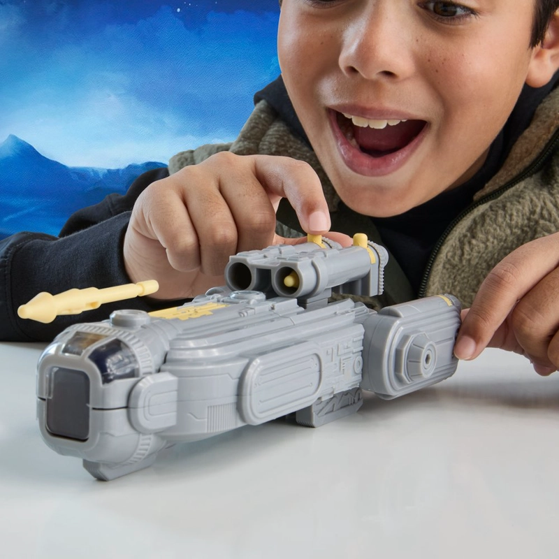 FIGURA STAR WARS ACTIONVERSE NAVE ESPACIAL GROGU Y ANZELLANOS - 2