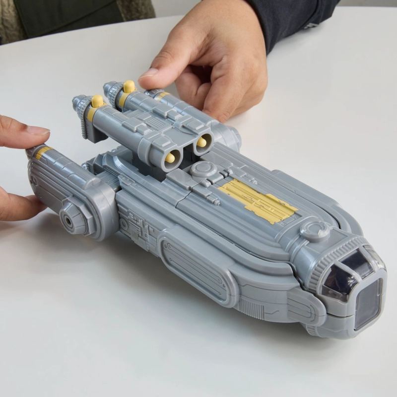 FIGURA STAR WARS ACTIONVERSE NAVE ESPACIAL GROGU Y ANZELLANOS - 4