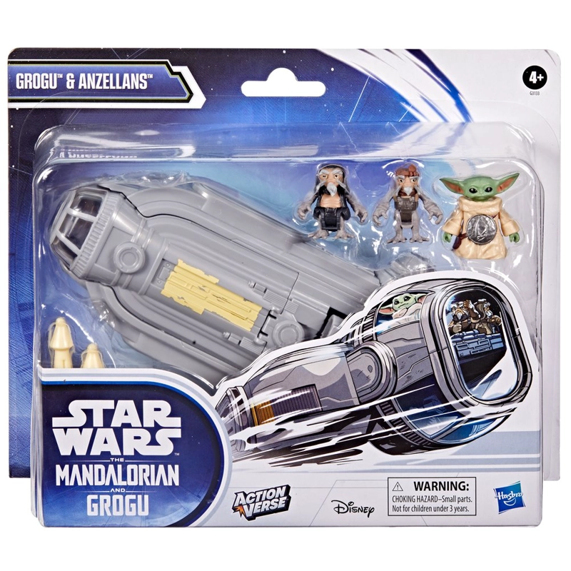 FIGURA STAR WARS ACTIONVERSE NAVE ESPACIAL GROGU Y ANZELLANOS - 6