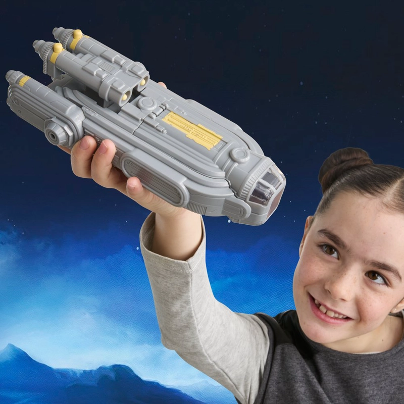 FIGURA STAR WARS ACTIONVERSE NAVE ESPACIAL GROGU Y ANZELLANOS - 10