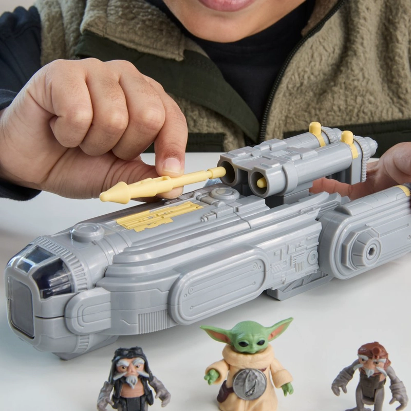 FIGURA STAR WARS ACTIONVERSE NAVE ESPACIAL GROGU Y ANZELLANOS - 13