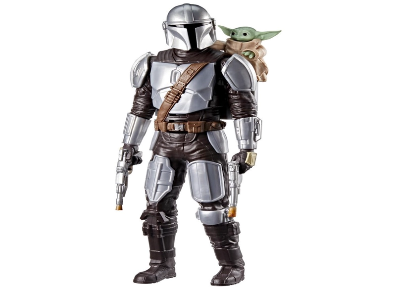 FIG. STAR WARS THE MANDALORIAN & GROGU BLASTER CAZARRECOMPENSAS - 1