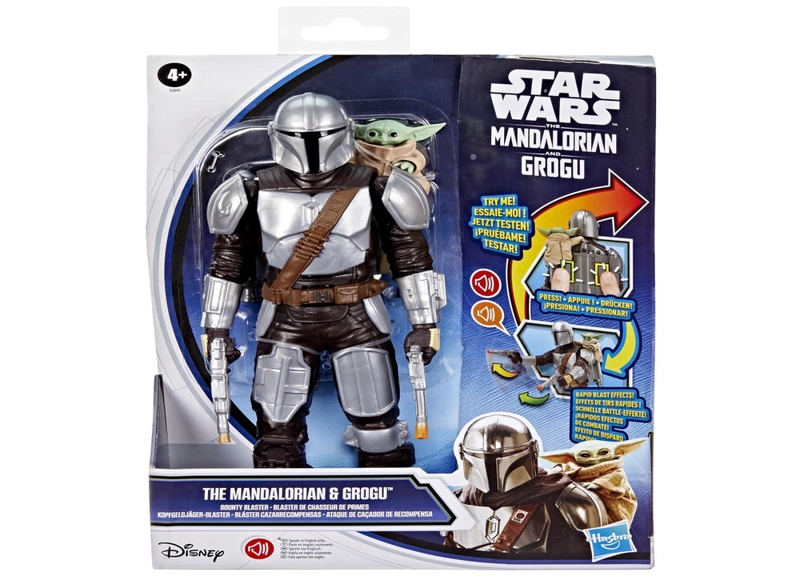 FIG. STAR WARS THE MANDALORIAN & GROGU BLASTER CAZARRECOMPENSAS - 2