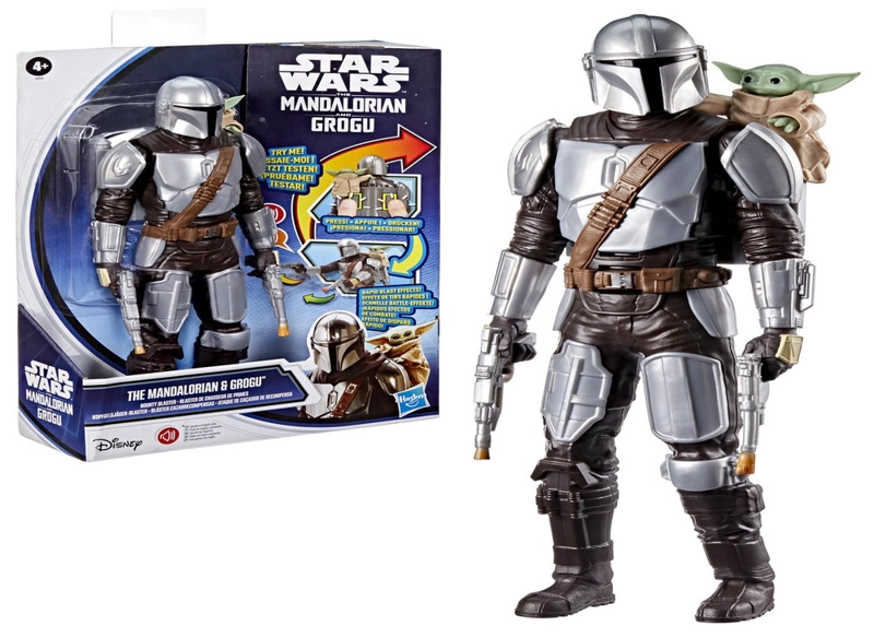 FIG. STAR WARS THE MANDALORIAN & GROGU BLASTER CAZARRECOMPENSAS - 3