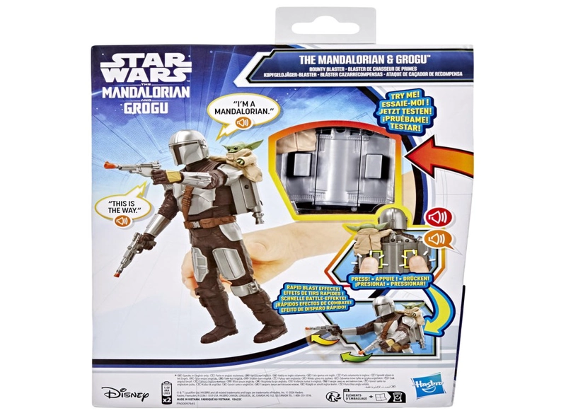 FIG. STAR WARS THE MANDALORIAN & GROGU BLASTER CAZARRECOMPENSAS - 4