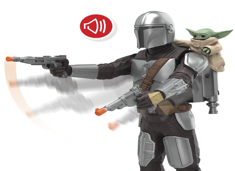 FIG. STAR WARS THE MANDALORIAN & GROGU BLASTER CAZARRECOMPENSAS - 5