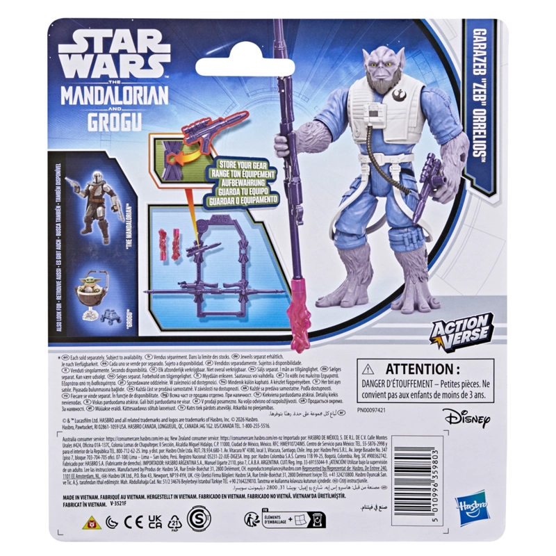 FIGURA DE ACCION STAR WARS ACTIONVERSE ZEB ORRELIOS - 10