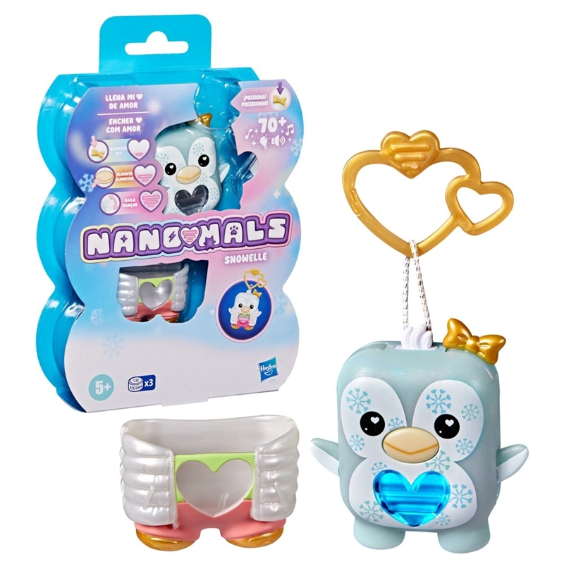 MASCOTA ELECTRONICA HASBRO NANO-MALS SNOWELLE LA PINGÜINA - 2