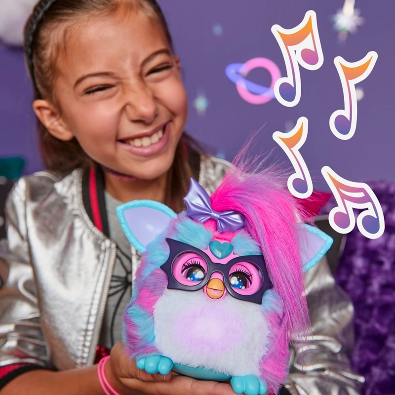 PELUCHE ELECTRONICO FURBY VIBES BLUE RAZZ - 13