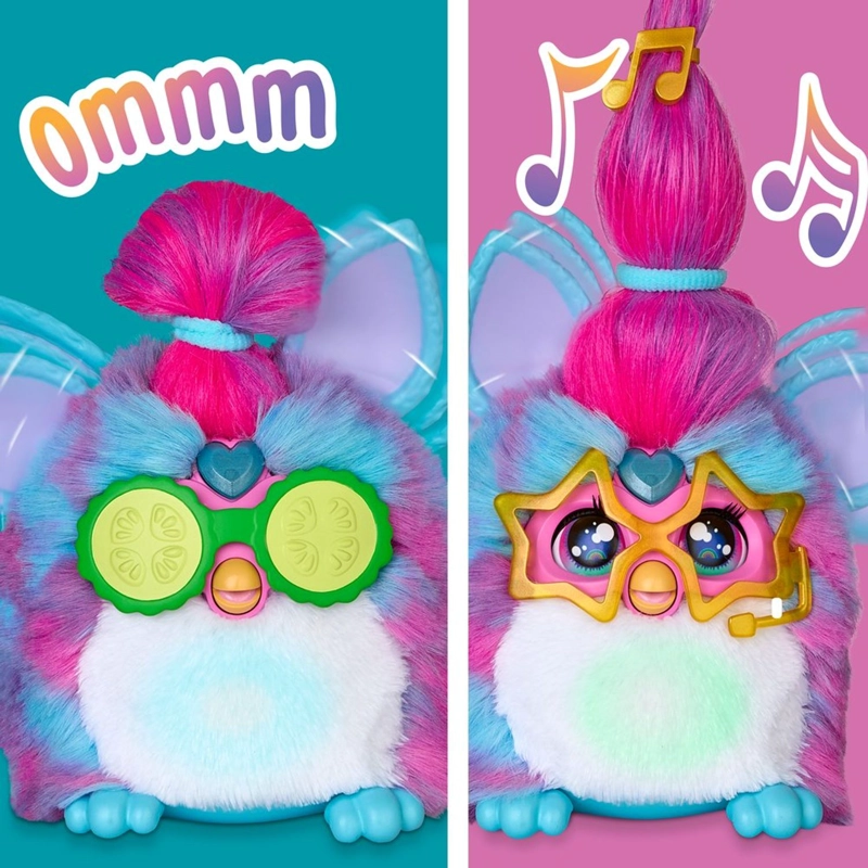 PELUCHE ELECTRONICO FURBY VIBES BLUE RAZZ - 7