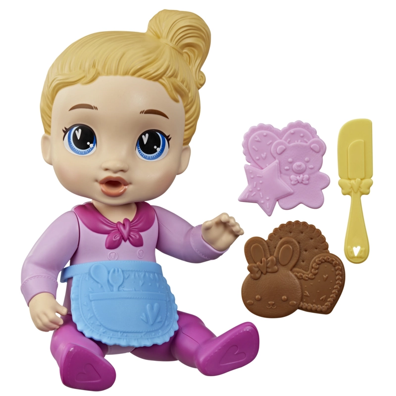 MUÑECA BABY ALIVE BABY BAKER CABELLO RUBIO - 1