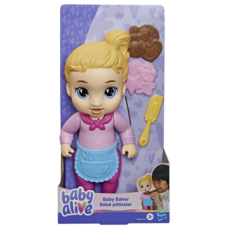 MUÑECA BABY ALIVE BABY BAKER CABELLO RUBIO - 2