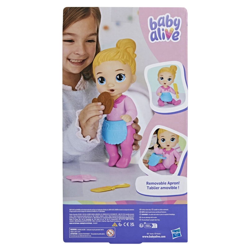 MUÑECA BABY ALIVE BABY BAKER CABELLO RUBIO - 4