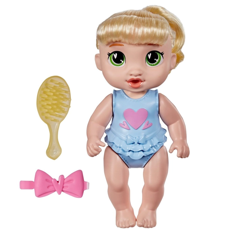 MUÑECA BABY ALIVE BEBE  PEINADOS DIVERTIDOS CABELLO RUBIO - 1