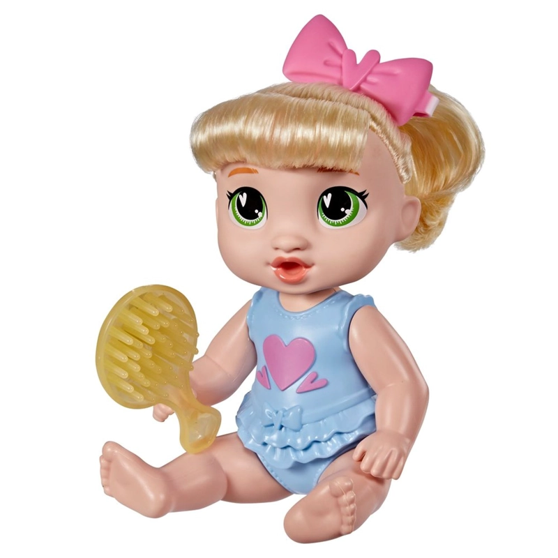 MUÑECA BABY ALIVE BEBE  PEINADOS DIVERTIDOS CABELLO RUBIO - 5