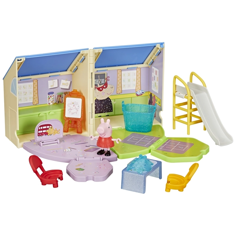 SET DE JUEGO PEPPA PIG LA GUARDERIA PORTATIL DE PEPPA - 2