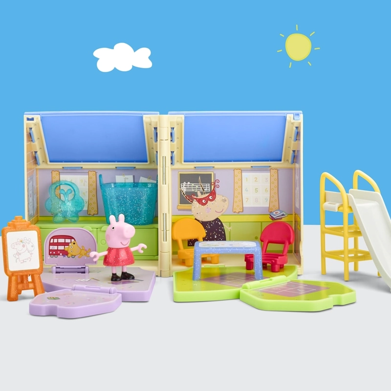 SET DE JUEGO PEPPA PIG LA GUARDERIA PORTATIL DE PEPPA - 9