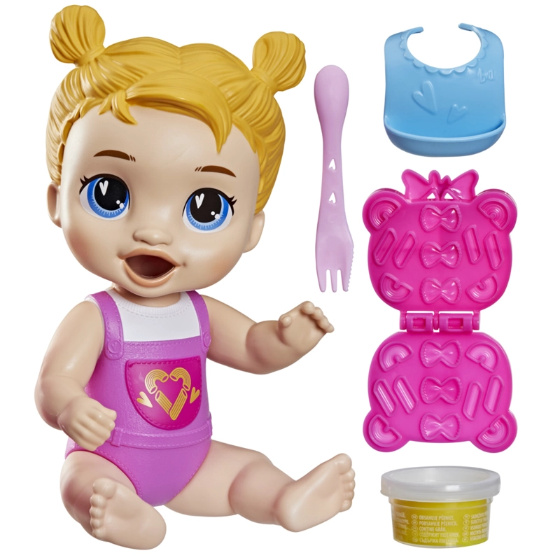 MUÑECA BABY ALIVE DINNERTIME CREATIONS CABELLO RUBIO - 1