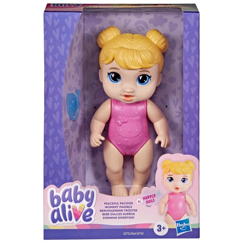 MUÑECA BABY ALIVE BEBE  DULCES SUEÑOS CABELLO RUBIO - 2