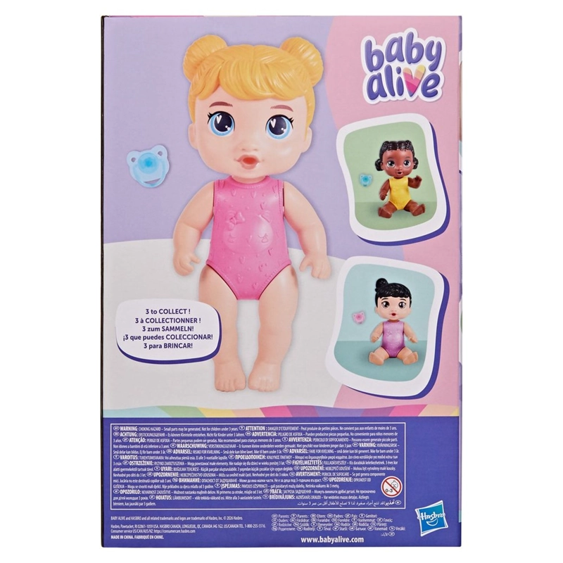 MUÑECA BABY ALIVE BEBE  DULCES SUEÑOS CABELLO RUBIO - 4