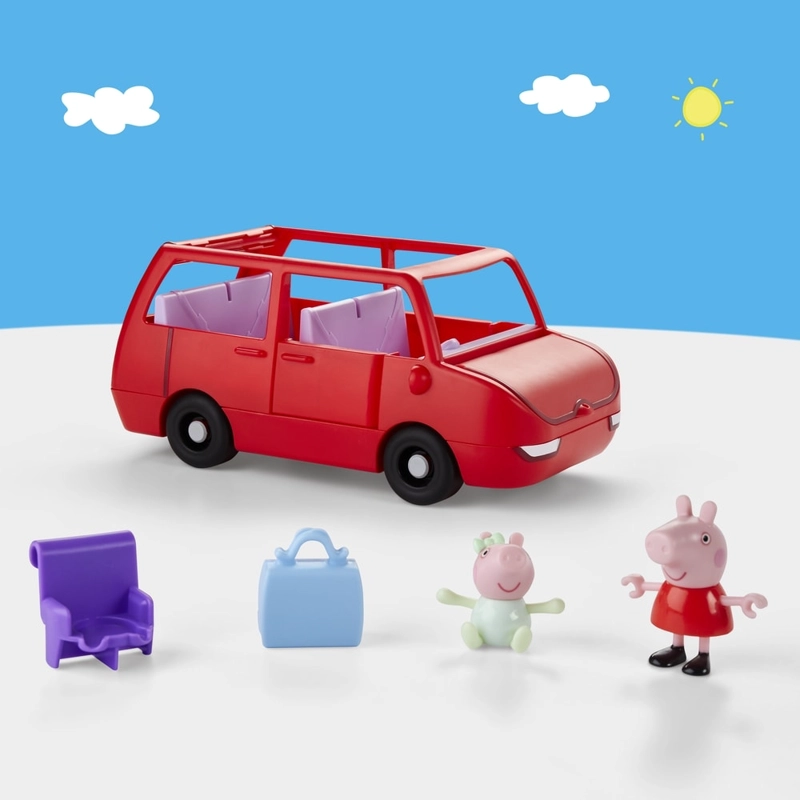 MUÑECA PEPPA PIG EL GRAN AUTO DE LA FAMILIA DE PEPPA - 7