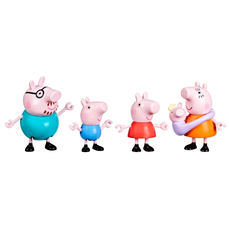MUÑECA PEPPA PIG SET DE FIGURAS PEPPA Y SU FAMILIA DE CINCO - 2