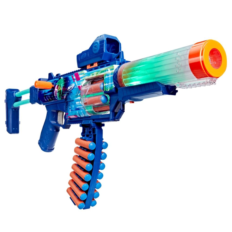 LANZADOR DE DARDOS NERF LOADOUT CYBERLIGHT GHOST - 6
