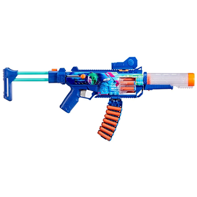 LANZADOR DE DARDOS NERF LOADOUT CYBERLIGHT GHOST - 7