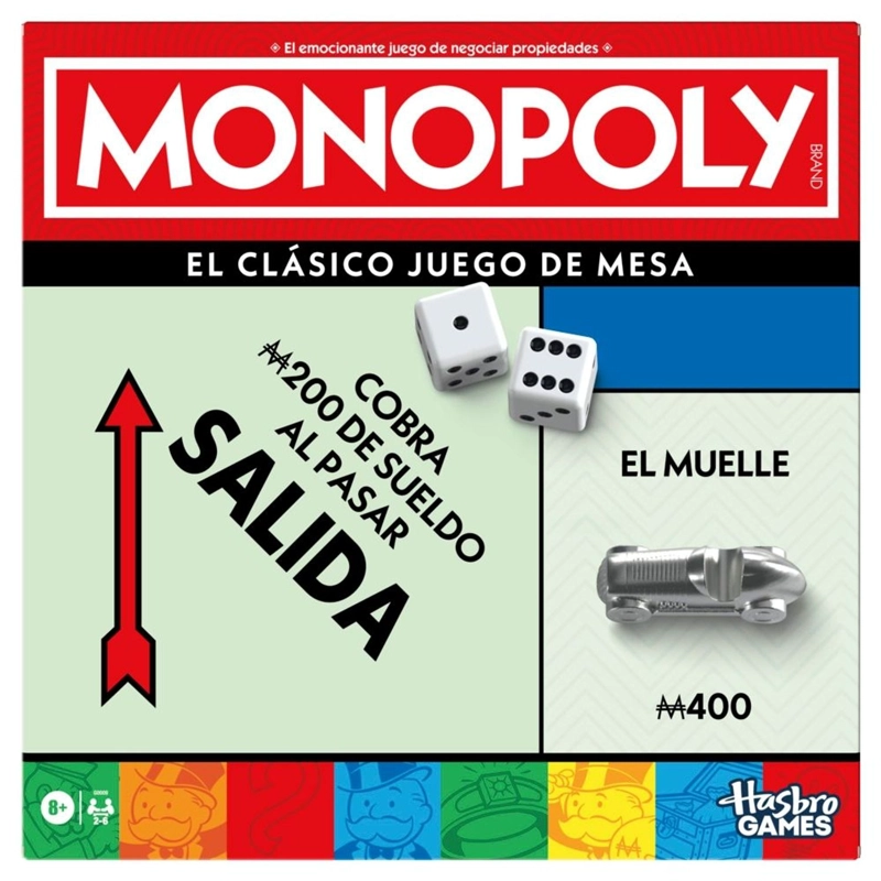 JUEGO DE MESA MONOPOLY CLASICO