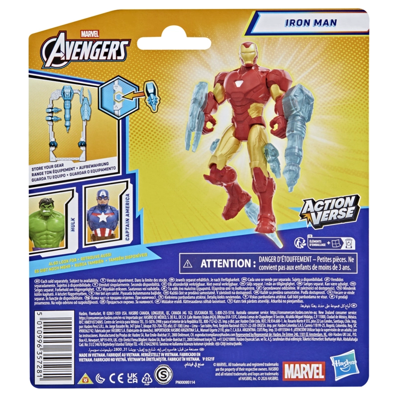 FIGURA DE ACCION MARVEL ACTION VERSE  IRON MAN - 4
