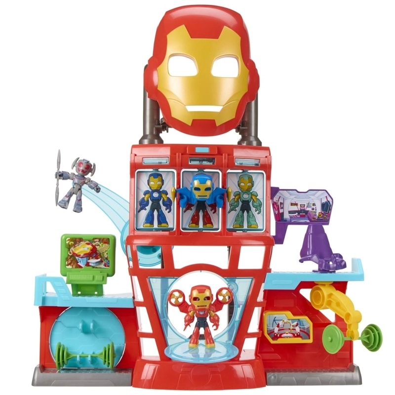 SET DE JUEGO IRON MAN AND HIS AWESOME FRIENDS IRON-CUARTEL GENERAL ELECTRONICO - 1