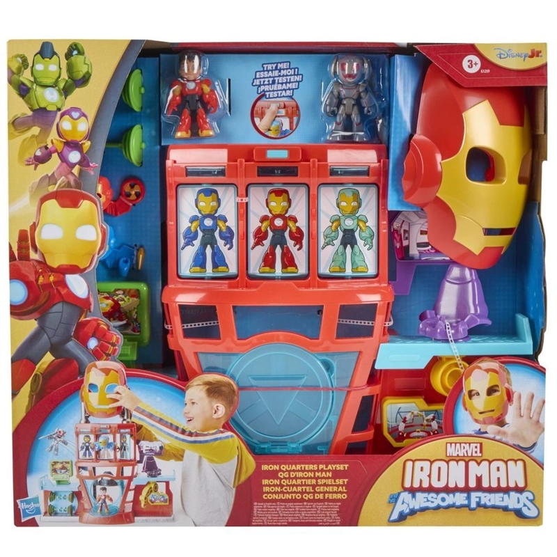SET DE JUEGO IRON MAN AND HIS AWESOME FRIENDS IRON-CUARTEL GENERAL ELECTRONICO - 2
