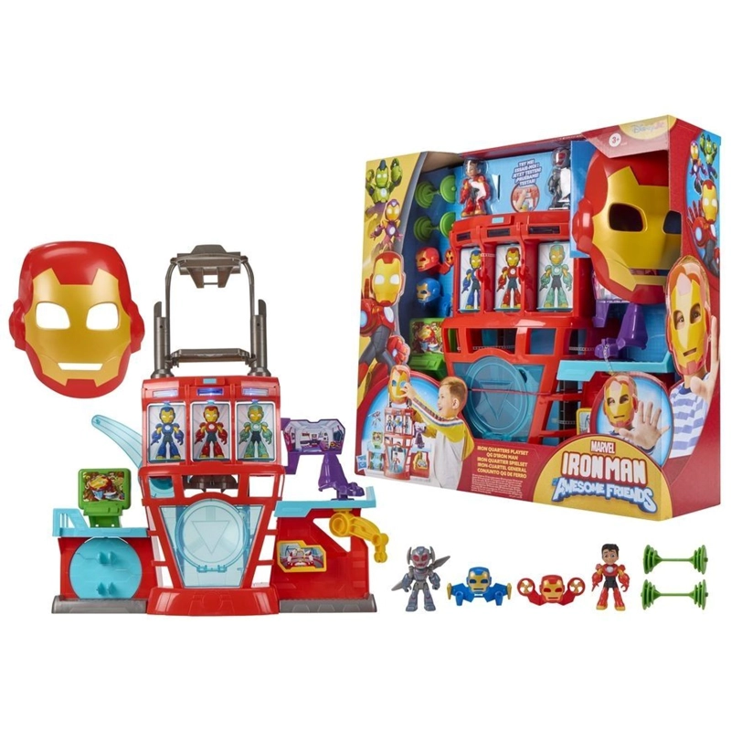 SET DE JUEGO IRON MAN AND HIS AWESOME FRIENDS IRON-CUARTEL GENERAL ELECTRONICO - 3