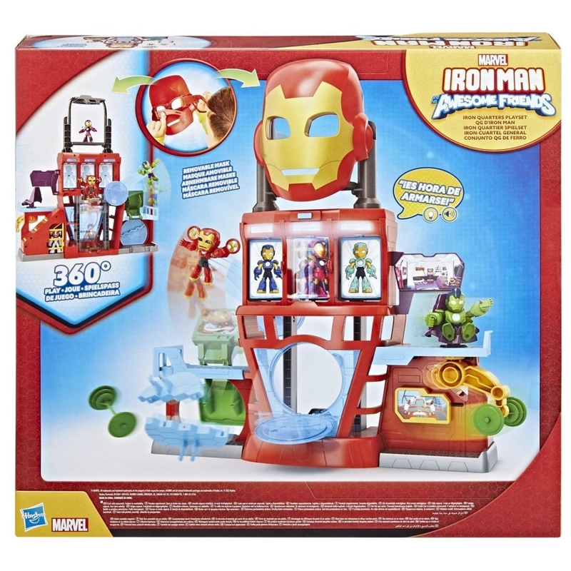 SET DE JUEGO IRON MAN AND HIS AWESOME FRIENDS IRON-CUARTEL GENERAL ELECTRONICO - 4