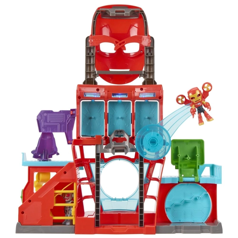 SET DE JUEGO IRON MAN AND HIS AWESOME FRIENDS IRON-CUARTEL GENERAL ELECTRONICO - 5