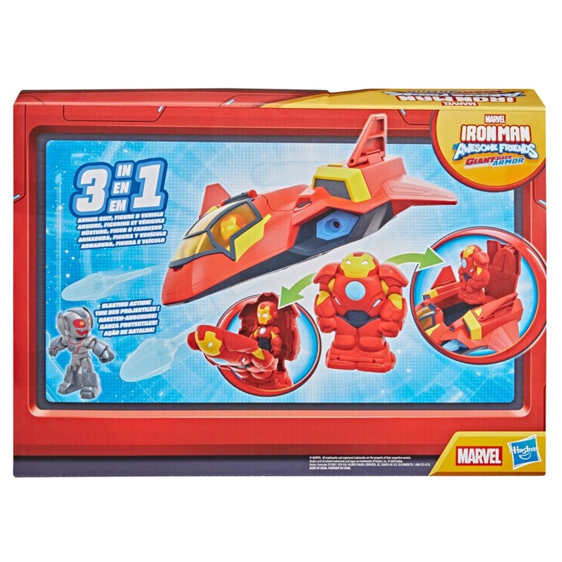 FIGURA MARVEL IRON FRIENDS DISNEY JR. S, MARVEL’S IRON MAN - 3