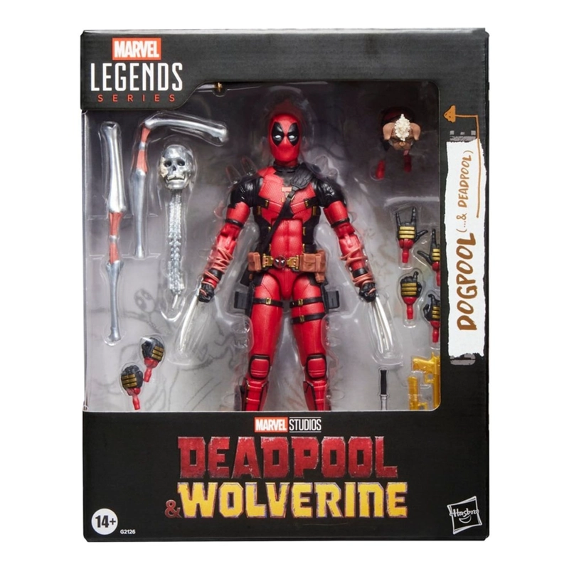 FIGURA DE ACCION MARVEL LEGENDS SERIES DOGPOOL DEADPOOL - 2