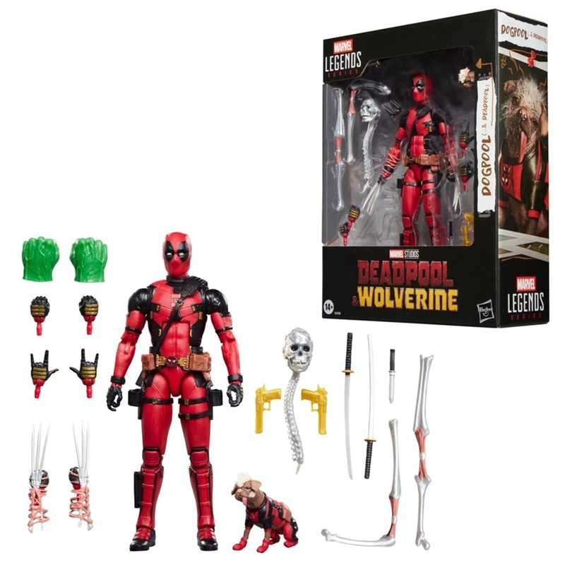 FIGURA DE ACCION MARVEL LEGENDS SERIES DOGPOOL DEADPOOL - 3
