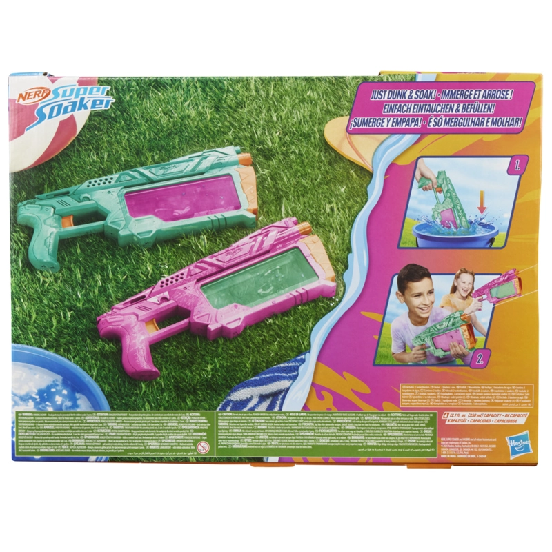 LANZADOR DE AGUA SUPER SOAKER DUNK-FILL DUO - 3