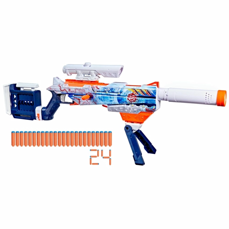 LANZADOR DE DARDOS NERF LOADOUT ARCTIC ZEROSTRIKER - 1