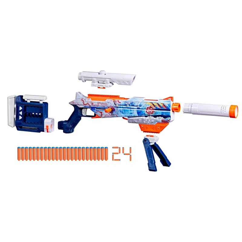 LANZADOR DE DARDOS NERF LOADOUT ARCTIC ZEROSTRIKER - 5