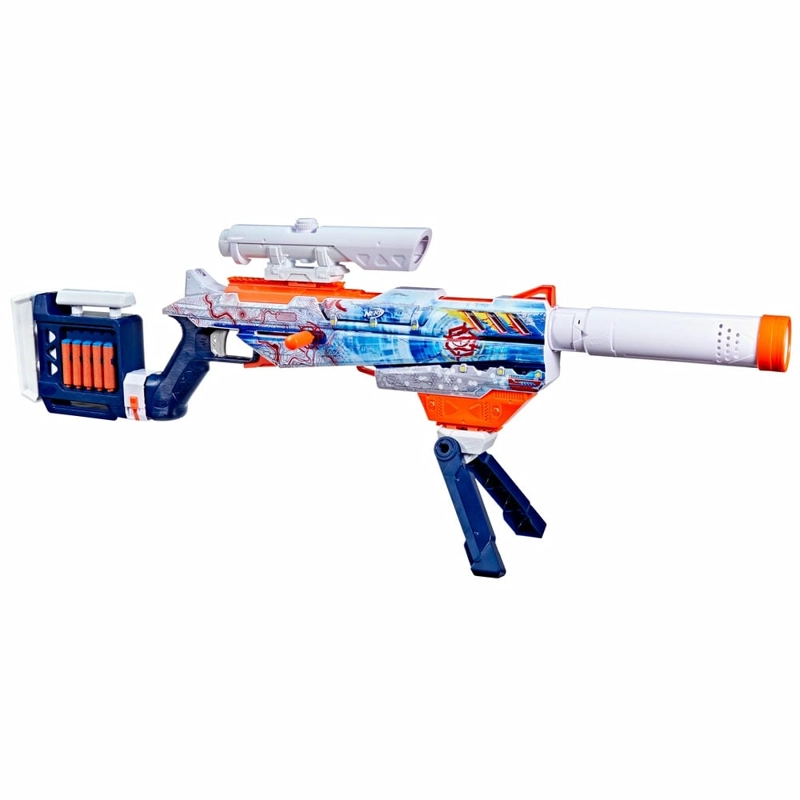 LANZADOR DE DARDOS NERF LOADOUT ARCTIC ZEROSTRIKER - 8
