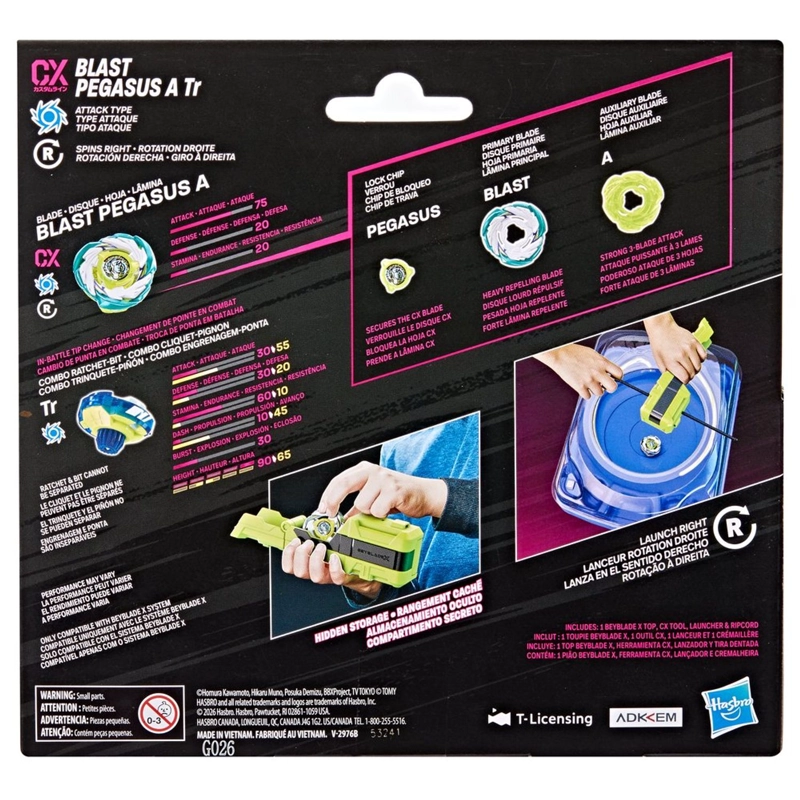 SET DE TROMPOS BEYBLADE X PORTATIL - 4