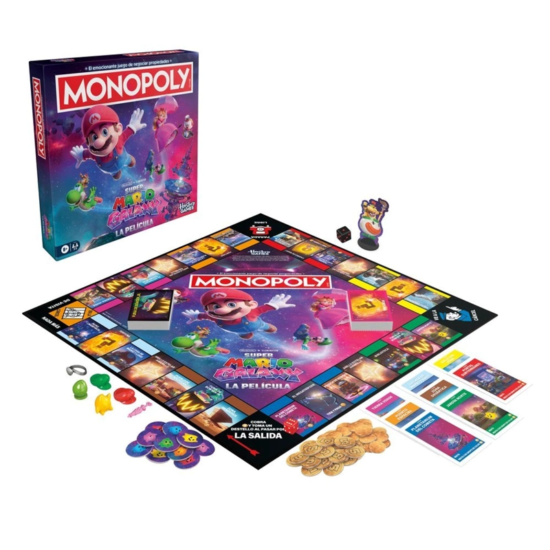 JUEGO DE MESA MONOPOLY SUPER MARIO GALAXY - 3